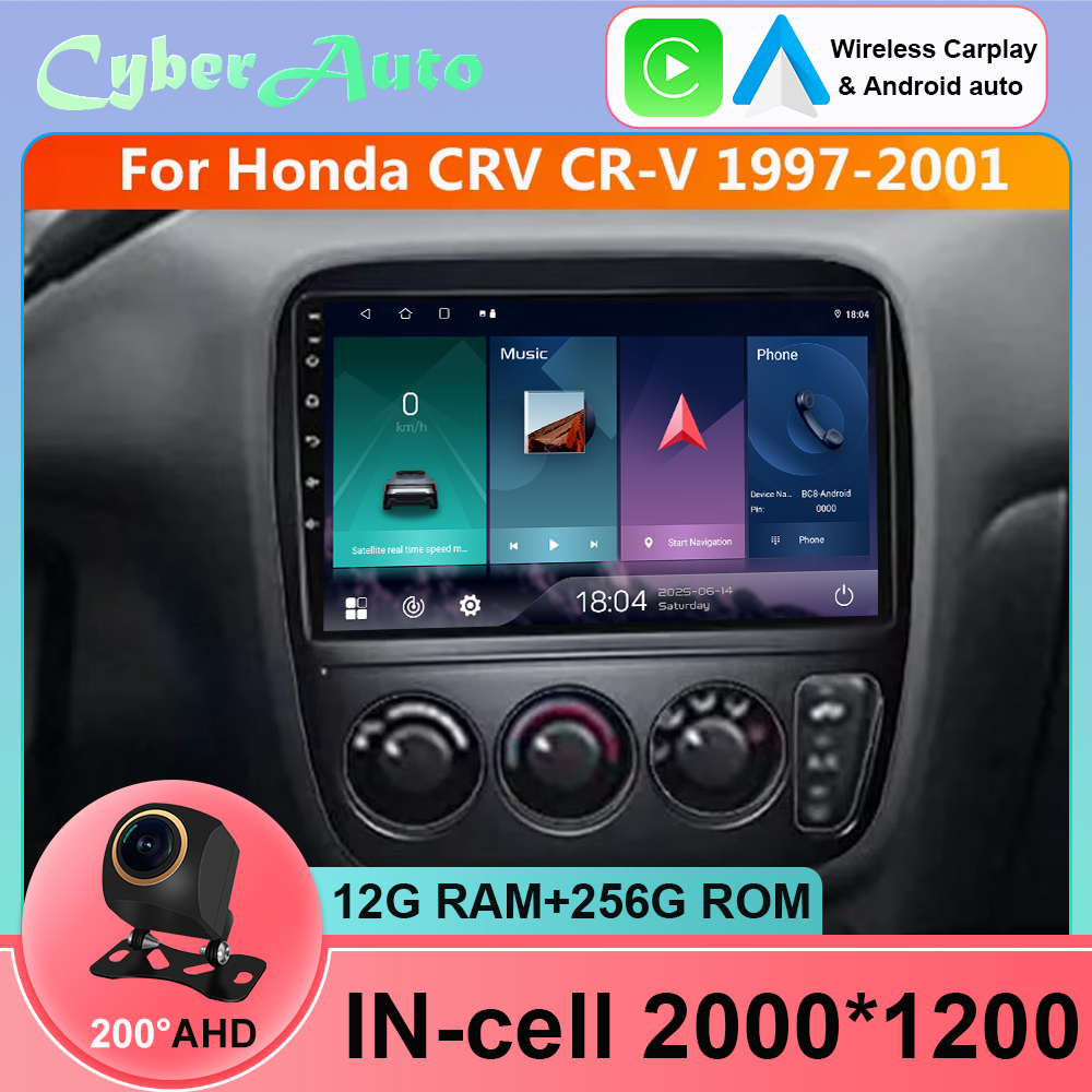 Cr Touch - Autoradio Android 15 Voor Honda CRV
