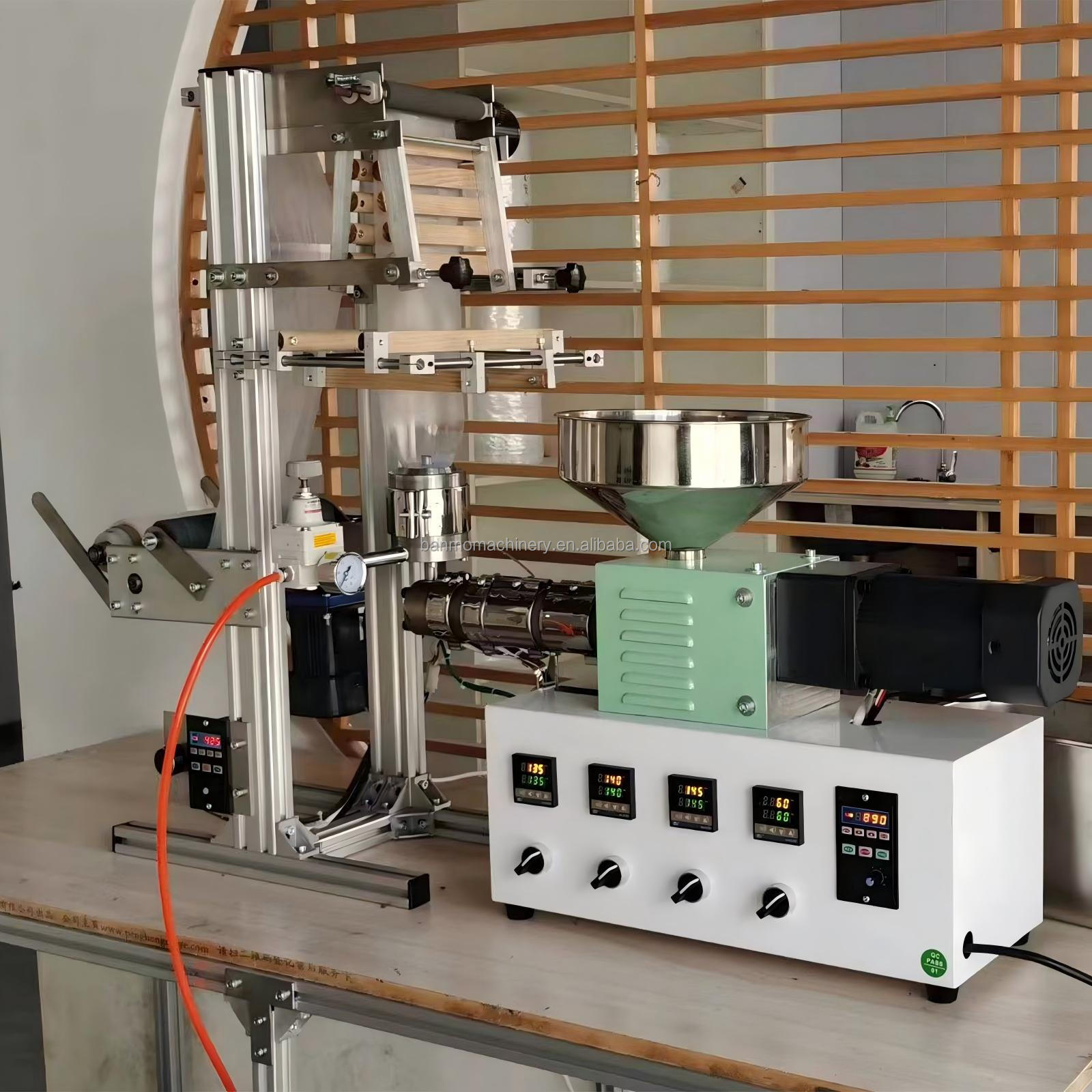 Extruder - Experimentele kleine MINI blaasextruder voor kunststoffenfolie,