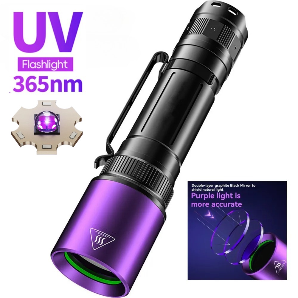 Uv Resin - 365nm High Power UV-zaklamp Zwarte spiegel