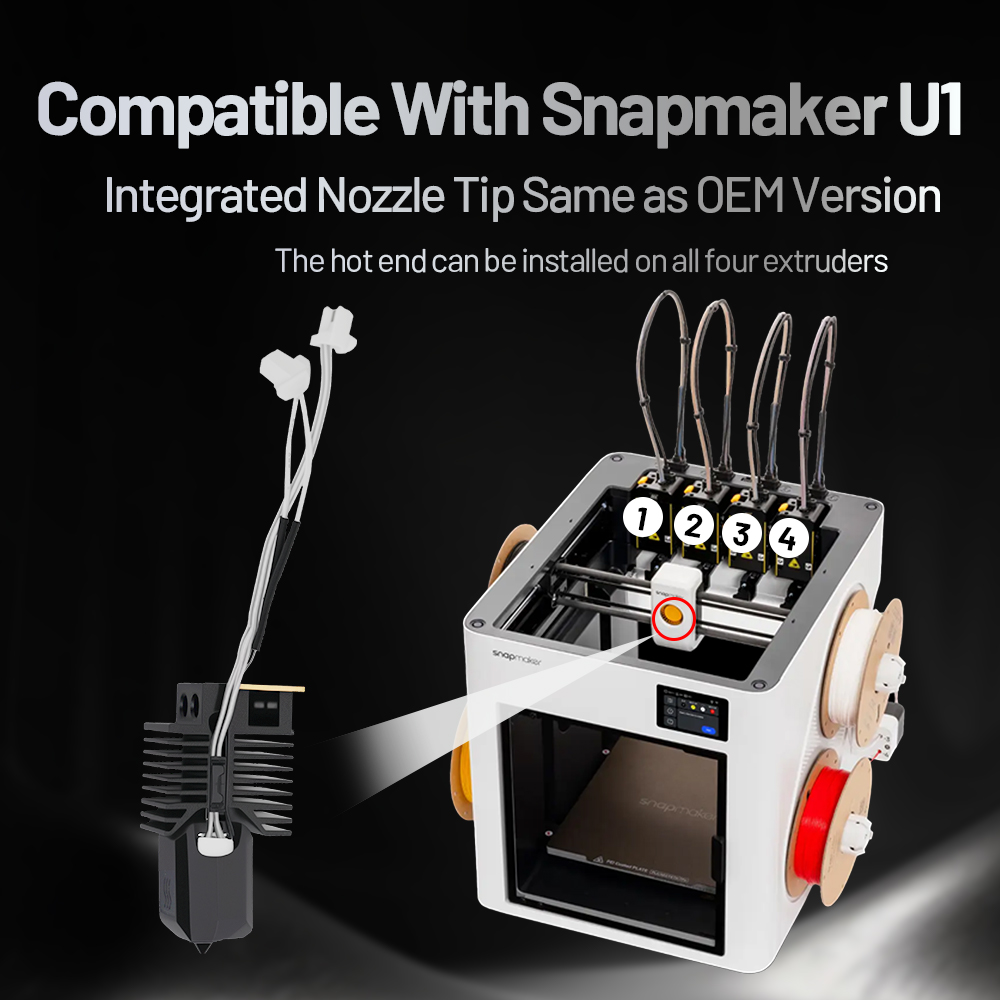 Voor Snapmaker U1 Keramische V - High Flow Ceramic Hotend recensie en prijs