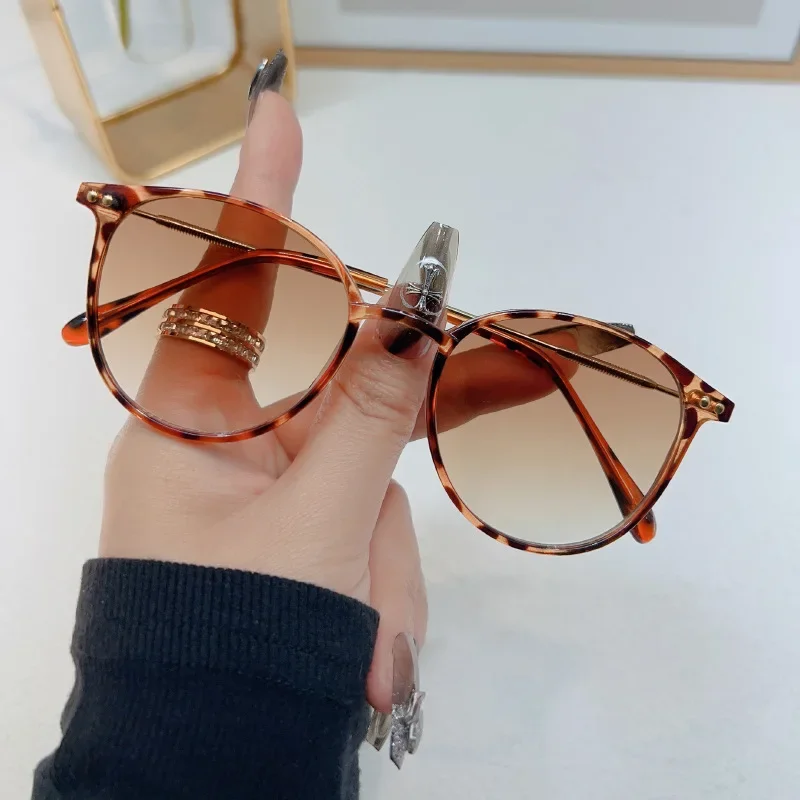 Nieuwe ronde vintage zonnebril - Uv Resin recensie en prijs