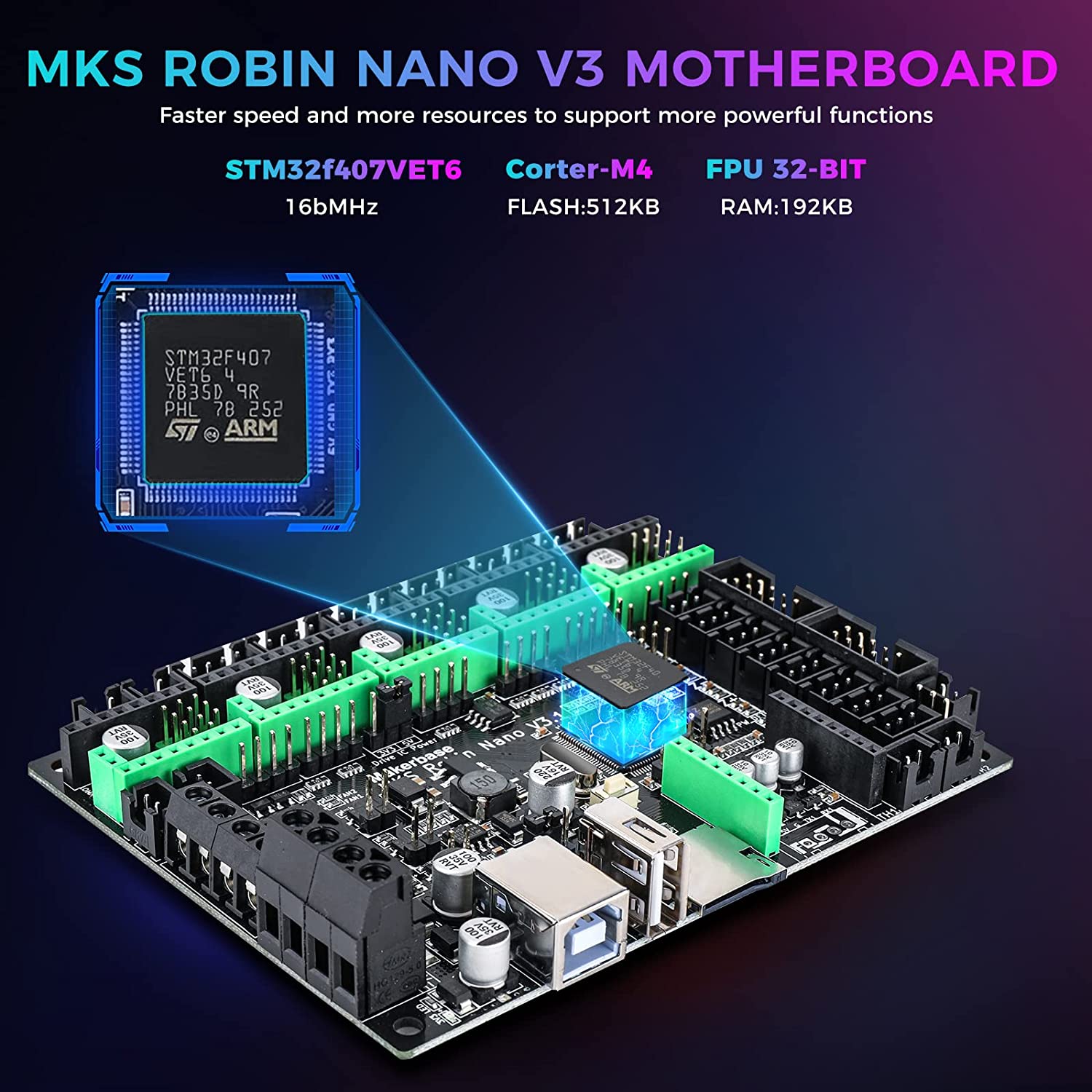 Makerbase MKS Robin Nano V3 32 - Mks Sgen recensie en prijs