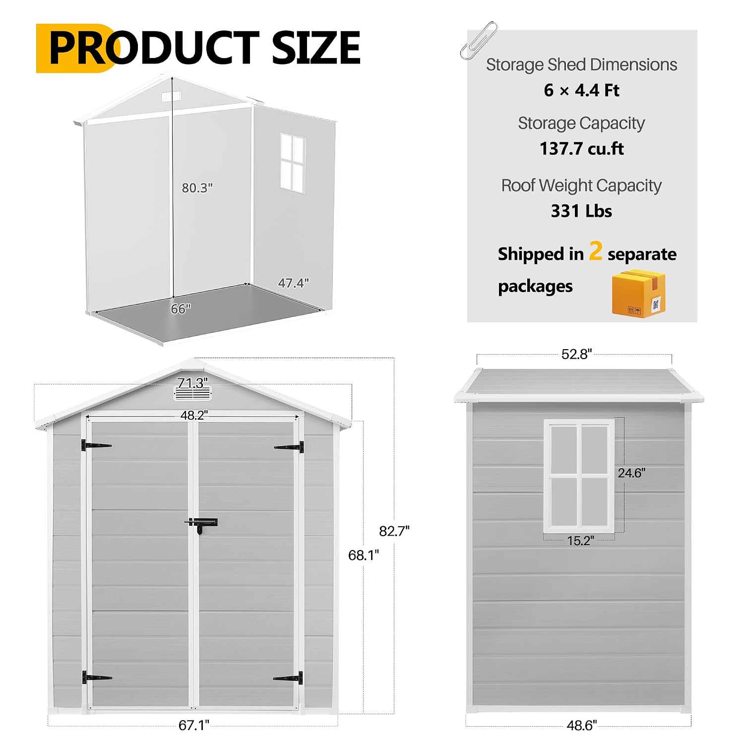 Buitenberging 6×4ft, waterdich - Uv Resin recensie en prijs